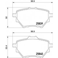 P 61 122 BREMBO КомплеК т гальмівних колодок, дискове гальмо