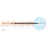 35.0288 ADRIAUTO Тросик, cтояночный тормоз