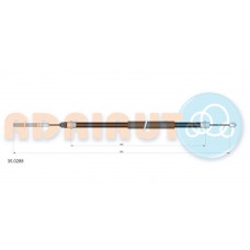 35.0288 ADRIAUTO Тросик, cтояночный тормоз