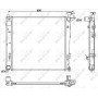 53054 NRF Радіатор охолодження двигуна