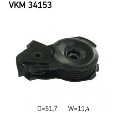 VKM 34153 SKF натяжний ролик, Поліклиновий ремінь