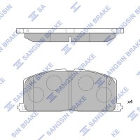 SP1105 Hi-Q Комплект гальмівних колодок дисковий гальм