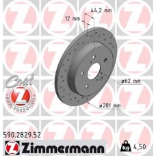 590.2829.52 ZIMMERMANN Гальмівний диск