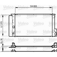 735250 VALEO Радіатор охолодження двигуна