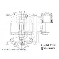 ADBP450172 BLUE PRINT Гальмівний супорт