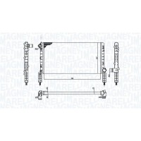 350213180000 MAGNETI MARELLI Радіатор охолодження двигуна