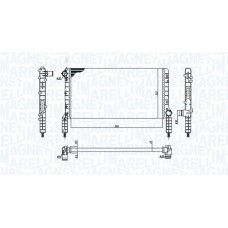 350213180000 MAGNETI MARELLI Радіатор охолодження двигуна