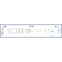 134792 HITACHI Комплект дротів запалювання