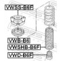 VWSHBB6F FEBEST Захисний ковпак пиловик амортизатора