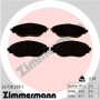 24738.200.1 ZIMMERMANN Комплект гальмівних колодок дисковий гальм