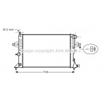 OLA2296 AVA QUALITY COOLING Радіатор охолодження двигуна
