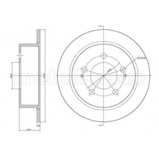 800-1561C CIFAM Гальмівний диск