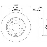 8DD 355 109-091 HELLA PAGID Гальмівний диск