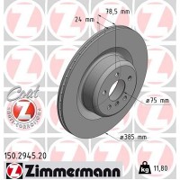 150.2945.20 ZIMMERMANN Гальмівний диск