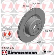 150.2945.20 ZIMMERMANN Гальмівний диск