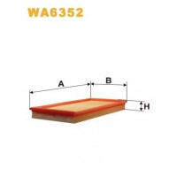 WA6352 WIX FILTERS Повітряний фільтр