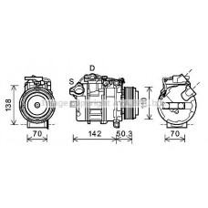 BWAK428 AVA QUALITY COOLING Компресор кондиціонера