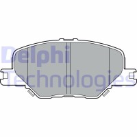 LP3370 DELPHI Комплект гальмівних колодок дисковий гальм