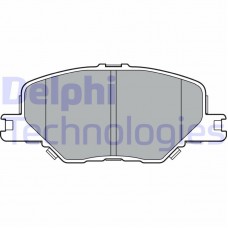 LP3370 DELPHI Комплект гальмівних колодок дисковий гальм