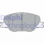 LP3370 DELPHI Комплект гальмівних колодок дисковий гальм