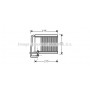 HY6213 AVA QUALITY COOLING Теплообмінник обігрів салону