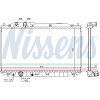 681384 NISSENS Радіатор охолодження двигуна