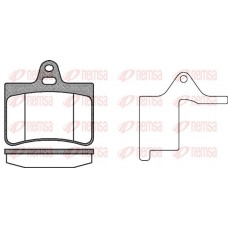 0830.20 REMSA Комплект гальмівних колодок дисковий гальм
