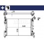 CR 1121 000S MAHLE Радіатор охолодження двигуна