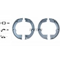 91082700 TEXTAR Комплект гальмівних колодок, стояночная тормозная система