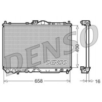 DRM45011 DENSO Радіатор охолодження двигуна