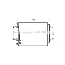 VNA5226D AVA QUALITY COOLING Конденсатор кондиціонера