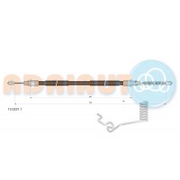 13.0231.1 ADRIAUTO Тросик, cтояночный тормоз