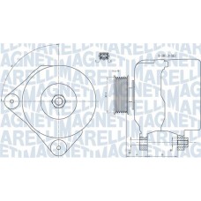 063731228010 MAGNETI MARELLI Генератор