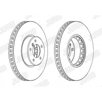 563045JC-1 JURID Гальмівний диск