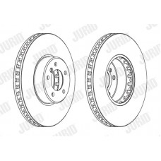 563045JC-1 JURID Гальмівний диск