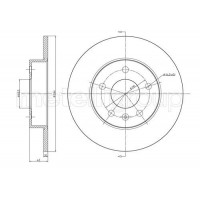 23-0489C METELLI Гальмівний диск