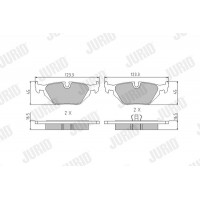 571527J JURID КомплеК т гальмівних колодок, дискове гальмо
