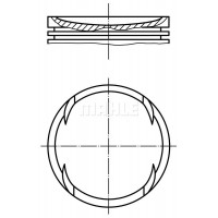 028 PI 00120 000 MAHLE Поршень