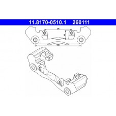 11.8170-0510.1 ATE Кронштейн корпус скоби гальма 11.8170-0510.1 ATE Кронштейн корпус скоби гальма