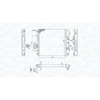 350213193100 MAGNETI MARELLI Радіатор охолодження двигуна