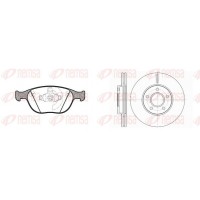 8984.00 REMSA Комплект гальм дисковий гальмівний механізм