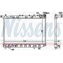 62974 NISSENS Радіатор охолодження двигуна