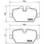 P 06 037 BREMBO Комплект гальмівних колодок дисковий гальм