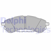 LP3707 DELPHI Комплект гальмівних колодок дисковий гальм