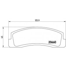 P 41 002 BREMBO Комплект гальмівних колодок дисковий гальм P 41 002 BREMBO Комплект гальмівних колодок дисковий гальм
