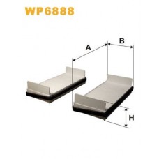 WP6888 WIX FILTERS Фільтр повітря у внутрішньому просторі