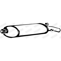 09402 WALKER Глушник вихлопних газів кінцевий