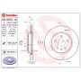 09.A972.11 BREMBO Гальмівний диск