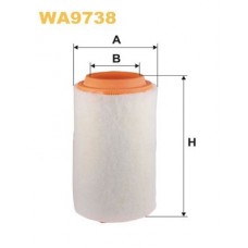 WA9738 WIX FILTERS Повітряний фільтр
