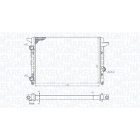 350213185400 MAGNETI MARELLI Радіатор охолодження двигуна